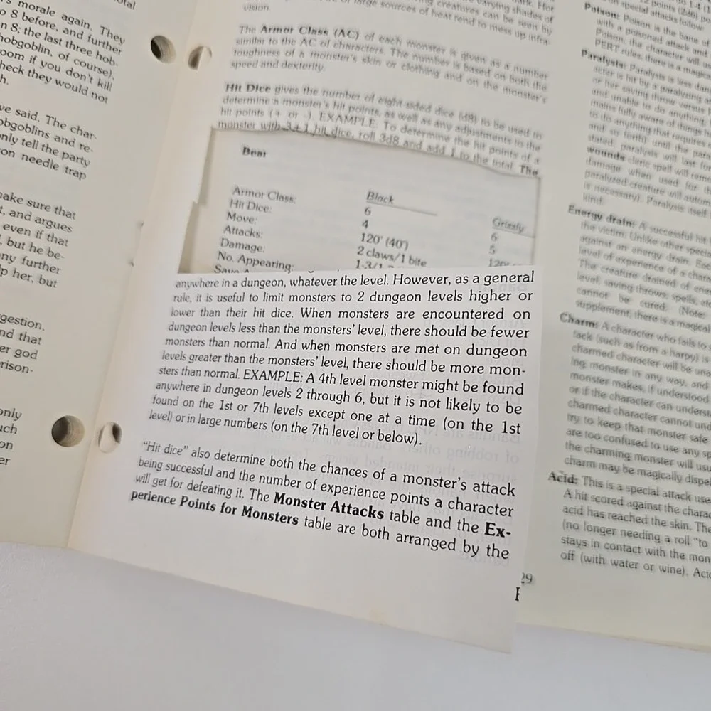 Dungeons‎ & Dragons Basic Rules 1 1980 1st Printing + Expert, Log, & Module READ